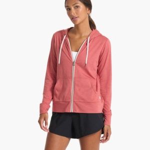 Vuori HALO PERFORMANCE HOODIE 2.0 Lychee Heather Size M